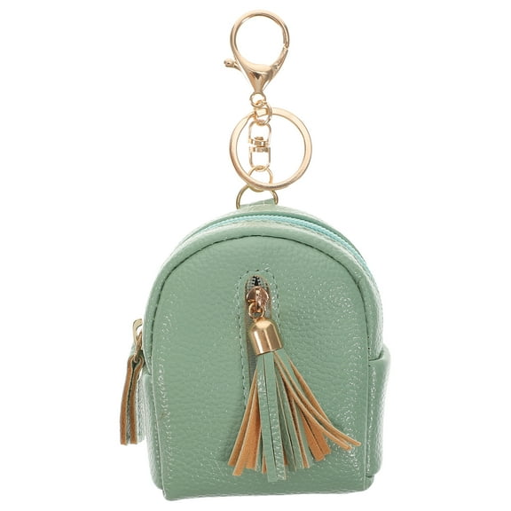 Key Zip Bag Bookbag Coin Purse with Card Holder Handbag Blue