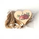 thumbnail image 3 of Corazones de madera para manualidades Adornos colgantes Colgante pulido Amor en forma de corazón Rebanadas Agujero Artesanía para fiesta de boda DIY JM01366,30 piezas Inevent HA011941-04, 3 of 7