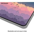 thumbnail image 6 of Cute Clouds Purple Mouse Pad - Beautiful Pink Design, Premium Textured Washable Cloth, Non-Slip Rubber Base, Ideal for Office Computer, Girls, Kids, 9.5x7.9 Inch, 6 of 6