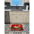 thumbnail image 3 of Carolines Treasures MW1169RUG Crab in Santa Hat Santa Claws Machine Washable Memory Foam Mat 19 X 27" multicolor, 3 of 4