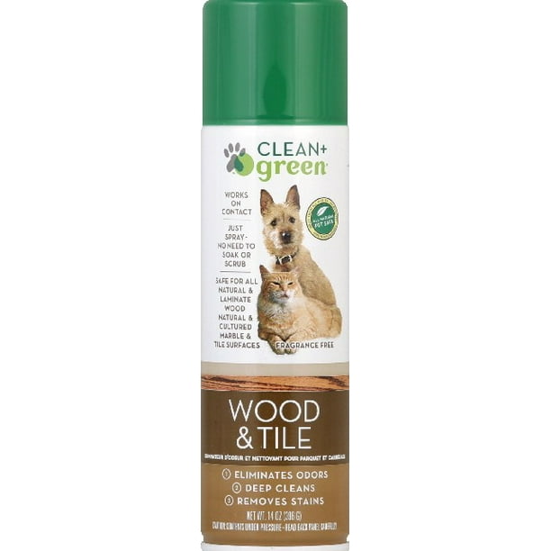 Clean and Green Pet Stain and Odor Remover for Wood and Tile 14 Ounce