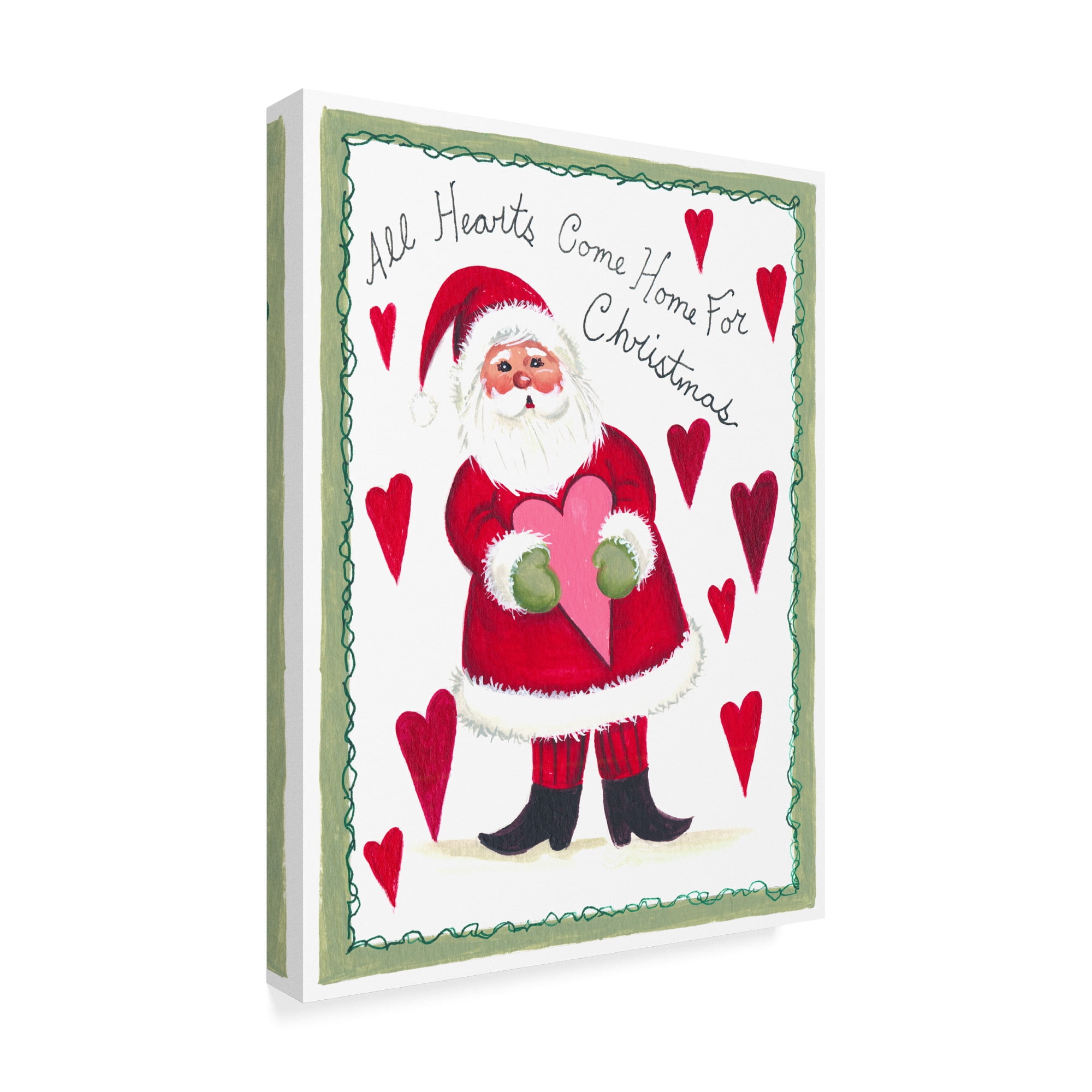 Trademark Fine Art 'All Hearts Come Home For Christmas' Canvas Art by Beverly Johnston