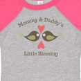 thumbnail image 4 of Inktastic Mommy & Daddy's Little Blessing Boys or Girls Baby Bodysuit, 4 of 5