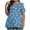 Sky Blue, variant on yillto Womens Plus Size Top Tunic Short Sleeve Blouse V Neck Sequin Shirts Causal Loose Outfits XL-5XL