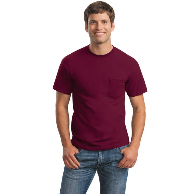 Gildan Men's Ultra Cotton Short Sleeve T-Shirt with Pocket - 2300