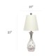 thumbnail image 3 of Mosaico de conchas costeras Lamp Elegant Designs LT3336-MOP, 3 of 7