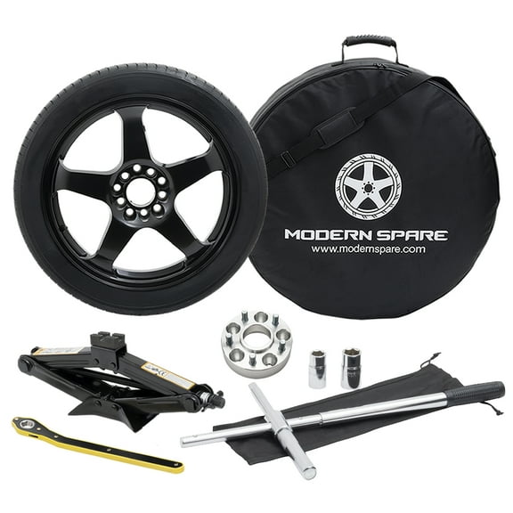 Complete Compact Spare Tire Kit w/ Carrying Case - Fits All 2010-2015 Chevrolet Camaro SS Models - Modern Spare
