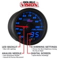 thumbnail image 4 of MaxTow | Black & Blue Double Vision Series 100 PSI Fuel Pressure Gauge for Trucks, 4 of 7