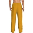 thumbnail image 3 of Xecao Goldenrod Men's Straight Lounge Pajama Pants: The Ultimate in Comfortable Sleepwear, 3 of 9