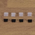 thumbnail image 2 of 10 pares de tapones protectores antipolvo USB tipo C hembra y macho (negros), 2 of 5