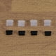 thumbnail image 2 of 10 pares de tapones protectores antipolvo USB tipo C hembra y macho (negros), 2 of 5