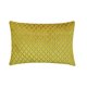 thumbnail image 1 of Funda de almohada lumbar decorativa HomeCentric verde chartreuse de 30 x 50 cm (12 x 20 pulgadas), terciopelo con textura enrejada, terciopelo, almohada oblonga con estampado geométrico, estilo, 1 of 4