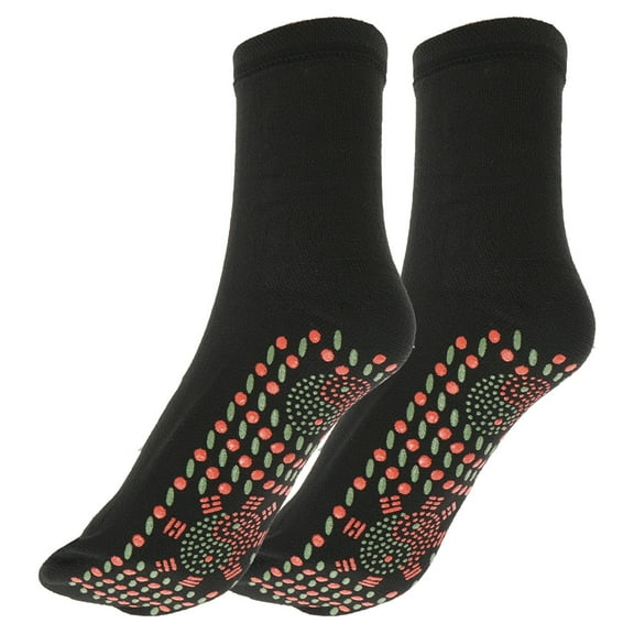 Duety Self-Heating Socks Warmer Thermal Sock Cotton Heating Socks Tourmaline Physiotherapy Self-Heating Socks Winter Warm Heat Insulated Socks Foot Warmer Socks for Skiing Hiking