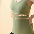 thumbnail image 3 of Ropa interior térmica Qarigey para mujer Top de alta elasticidad chaleco básico Rosa oscuro 3XL, 3 of 6