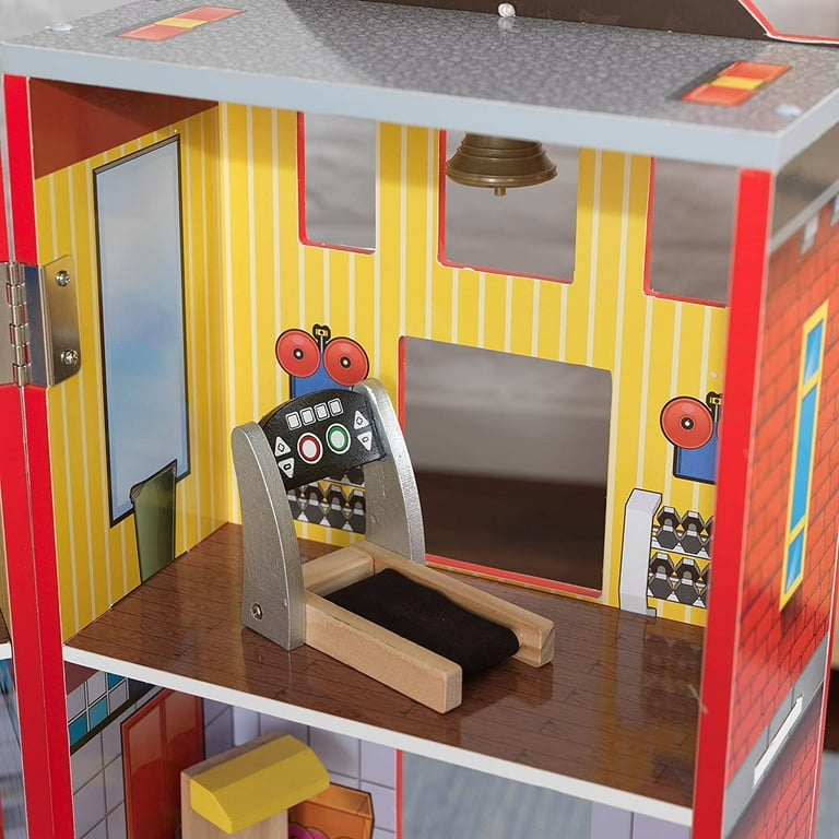 Kidkraft wooden heroes playset deals