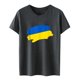 thumbnail image 1 of Gibobby Blusa de Trabajo de Manga Corta Hombres y mujeres Top Camisas O-cuello Cuello manga corta Top Fold 3D Impreso Casual Blusa Top Shirt(Gris oscuro,M), 1 of 5