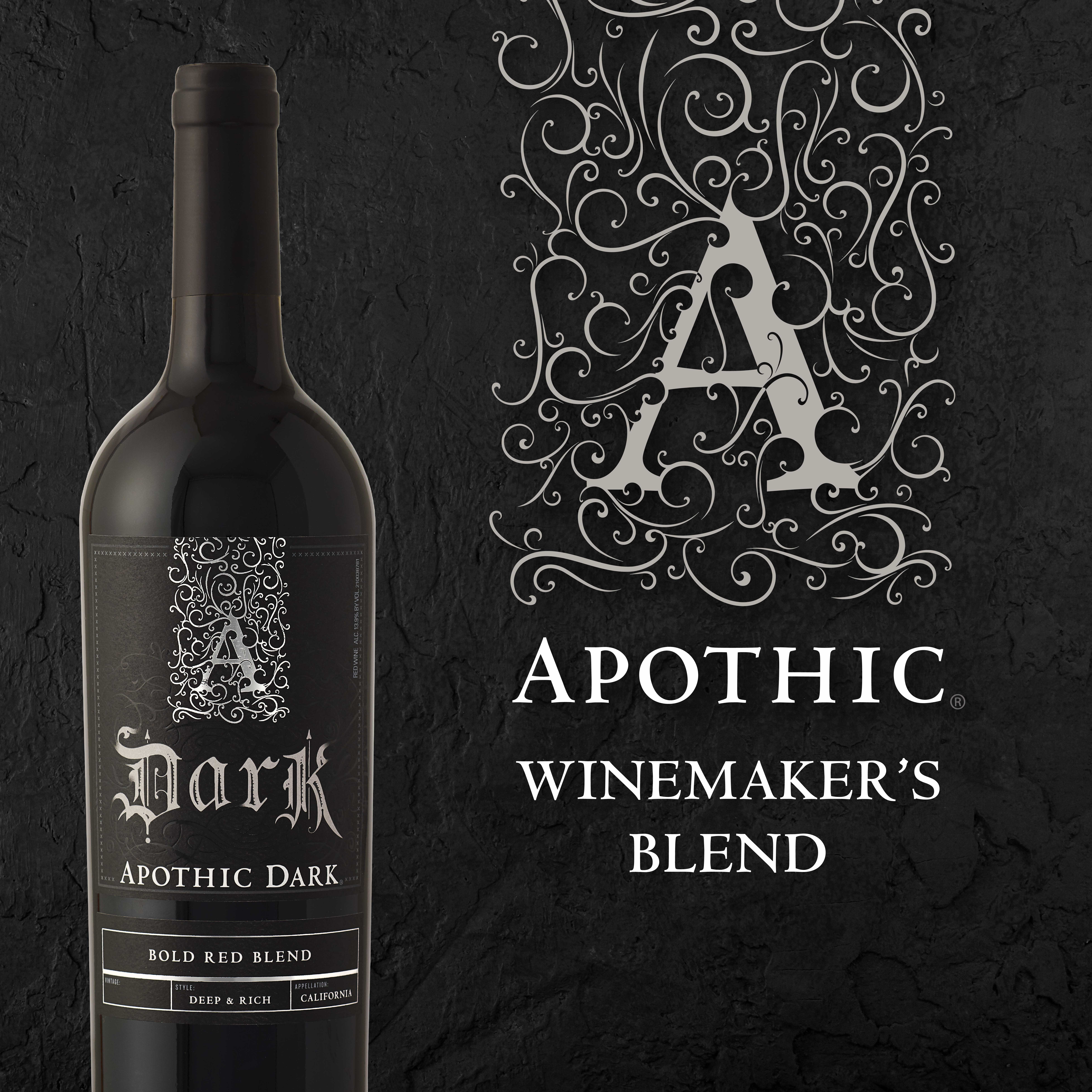 Apothic Dark Red Blend Wine, 750 mL Bottle