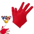 thumbnail image 3 of Gonipol Billiards Glove 2 Pcs Three Finger Pool Glove Universal Cue Sports Gloves Breathable Elastic Billiard Glove for Women or Men Left and Right Hand, 3 of 9