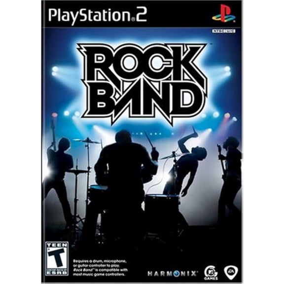 EA Rock Band Music Game for PlayStation 2, Physical Format, 4 Offline Players