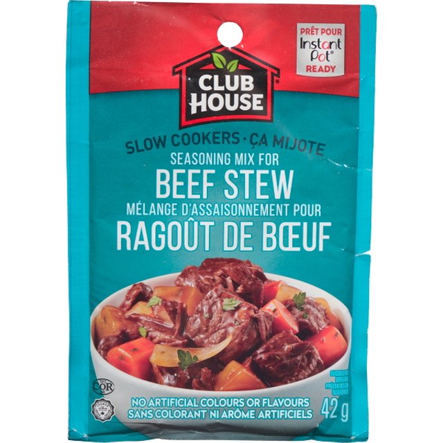 Club House, Dry Sauce/Seasoning/Marinade Mix, Beef Stew, Slow Cookers