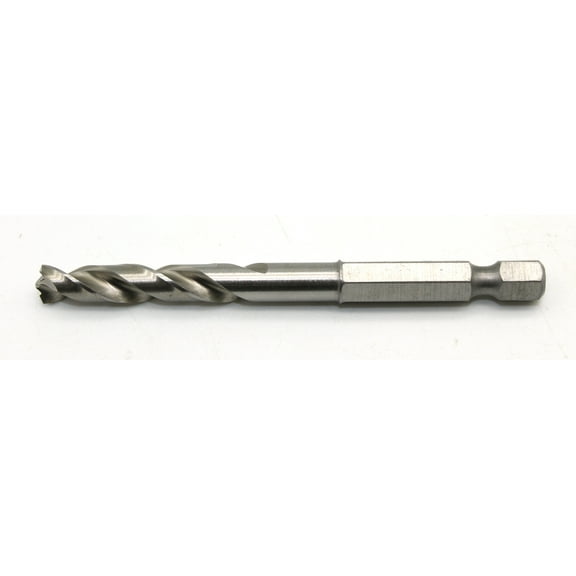 TMAX 1 pc 1/4 inch M35 Cobalt Jobber Drill Bit, 1/4 Inch Hex Shank for Quick Chucks & Impact Drivers,3-1/8" total length,1-7/8" working length