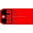 thumbnail image 3 of Box Partners G26010 4.75 x 2.38 in. Sold Retail Tags, Red & Black - Case of 500, 3 of 3