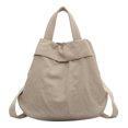thumbnail image 2 of Bolso Mano Informal para Mujer Bolso Diario para Mujer Color Sólido Gran Capacidad (blanco), 2 of 9