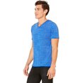 thumbnail image 4 of Bella Canvas Mens Jersey V-Neck Tee, L, True Royal Marble, 4 of 6