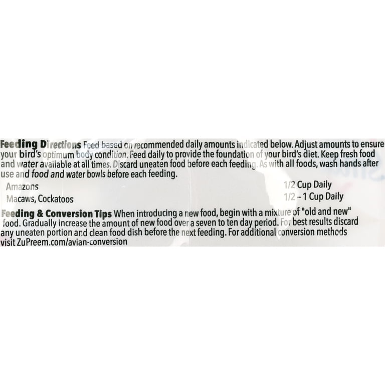 Zupreem Fruitblend Large Bird Food, Macaw & Cockatoo, 3.5 Lb photo 2
