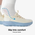 thumbnail image 3 of KOLILI Wide Toe Box Shoes Women Extra Wide Width Diabetic Road Running Shoes Gym Training Breathable Walking Sneakers Beige/Apricot 8.5-9 US/41 EU, 3 of 7