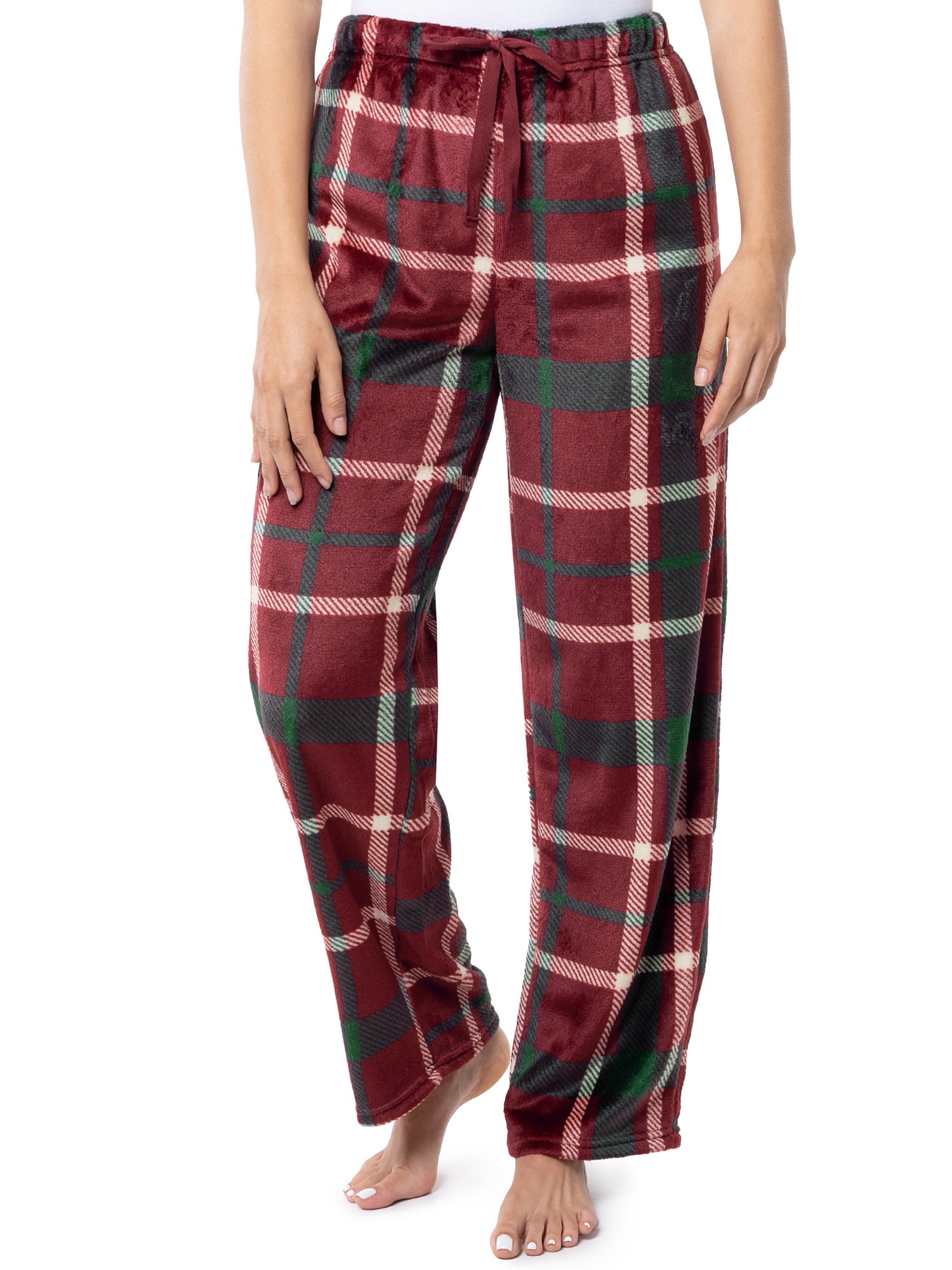 Fruit of the Loom Women's Beyond Soft Long Sleeve Top & Fleece Bottom Pajama Set, Sizes S-4X