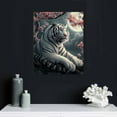 thumbnail image 4 of Nawypu Art Canvas Print Paintings Poster Where Peach Blossoms Bloom, There Are Tigers-Wall Art Pictures on Canvas Framed Artwork for Living Room Office Home Decor, 4 of 4