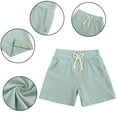 thumbnail image 5 of Esaierr Kids Toddlers Boys Girls Shorts Elastic Waist Summer Casual Short Pants Baby Solid Pants Five-Quarter Pants 9M-5T, 5 of 9