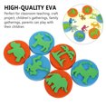 thumbnail image 3 of 6pcs Assorted Pattern Kids Animal Stamps Graffiti Hand Stamp EVA Painting Seal, 3 of 9