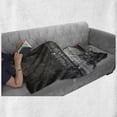 thumbnail image 6 of London Soft Flannel Fleece Throw Blanket, Famous British Phone Boot in London Streets Important of Town Urban Life Photo, Cozy Plush for Indoor and Outdoor Use, 70" x 90", Red Grey, by Ambesonne, 6 of 6