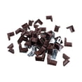 thumbnail image 2 of 40 PCS L Shape Right Angle Corner Brackets,Shelf Bracket,Plastic Ourside Metal, 2 of 7