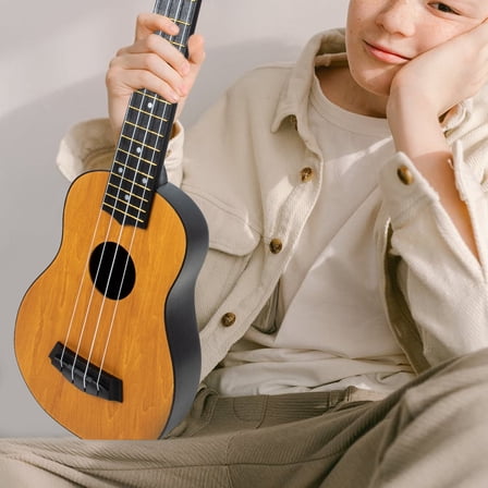 Soimiss 1 Set Ukulele for Beginner Music Education Wood Assorted Color for Kids