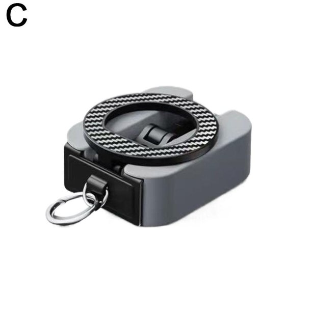 Soporte magnético para teléfono de viaje giratorio de 360°, ABS y acero al carbono, plegable, Sta P2P4