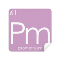thumbnail image 1 of Chestry Elements Period Table Lanthanide Promethium Pm Glasses Cloth Screen Cleaner Suede Fabric 2 Pack, 1 of 2