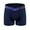 Dark Blue, variant on Mens Breathable Underwear Butt Lifting Comfortable Sport Lightweight Breathable Colorful Boxer Brief Black L