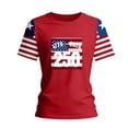 thumbnail image 2 of Iaqnaocc Shirts For Women 250 Anniversary Usa Shirt 1776-2026 Vintage 250 Years America Shirt Shirts Independence Day Round Neck Anniversary 2026 Summer 250th Anniversary Patriotic Tee Red L, 2 of 5