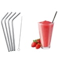 thumbnail image 2 of Stainless Steel Bend or Straight Drinking Straws (5-Pack), 2 of 3