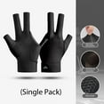 thumbnail image 5 of 1pc Snooker Billiard Cue Glove Left Hand Pool Three Finger Open Glove, 5 of 6