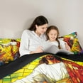 thumbnail image 5 of jejeloiu Boho Theme Bedding Comforter Set,Bohemian God Twin Comforter Sets,Merry Xmas Bedding Set For Men Women,Ultra Soft Home Decor Reversible,2-Piece, 5 of 8