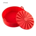 thumbnail image 1 of Air Fryer Pot Silicone 2-in-1 Household Baking Air Fryer Pan Basket with Removable Base  Small, 1 of 10