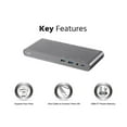 thumbnail image 3 of Monoprice USB-C to USB 3.0 USB-C Port USB-C Power Delivery Port |100W, 10Gbps, 2-Port, with Folding USB Type-C Connector - Mobile Series, 3 of 6
