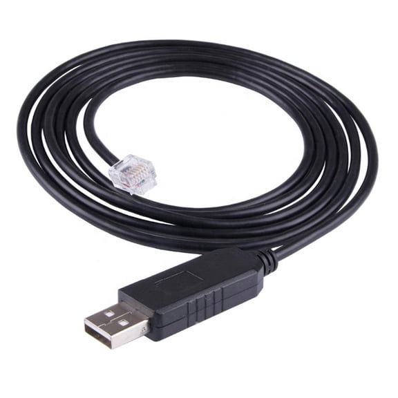 USB to RJ12 RS232 Adapter Cable Virtual Cord for Office and On Site Equipment Debugging