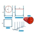 thumbnail image 2 of Dog Agility Exercise Set  Portable Dog Agility Training Equipment with Pause Box and 2 Balls  Durable Pet Outdoor Games with Agility Weave Poles and Jumping Ring for Dog Agility Course  M, 2 of 4
