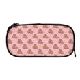thumbnail image 3 of Vsdgher Heart Capybara Print Large Capacity Pencil Case Pouch with Zipper, Portable Aesthetic Big Capacity Pencil Cases Pen Office Travel Stationery Bag, 3 of 8