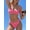 Multicolor 14, variant on Elegant Vacation Bohemian Navy Blue & White Polka Dot Adjustable Strap V-Neck Sexy Bikini Set
